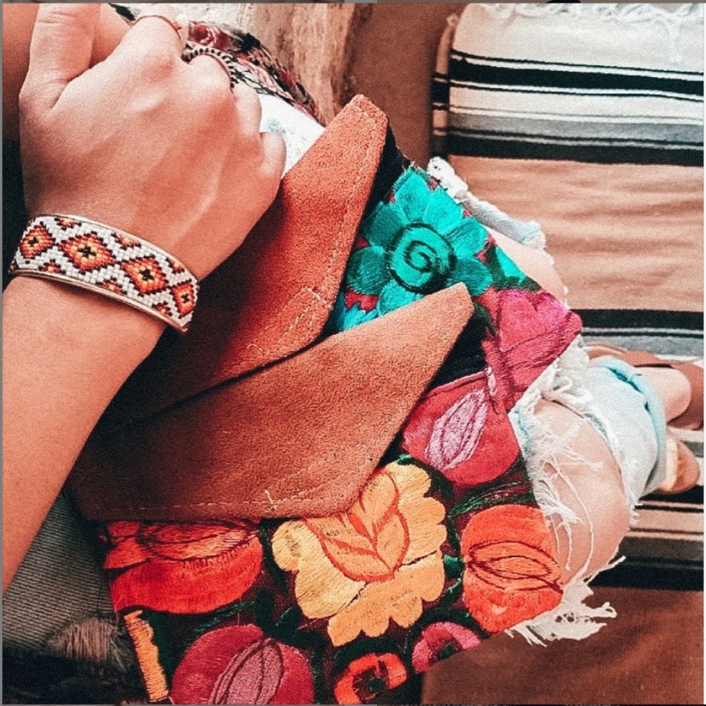 Envelope Style embroidered Boho Bag